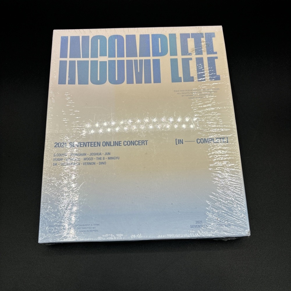 SEVENTEEN INCOMPLETE 2021 SEVENTEEN ONLINE CONCERT Blu-ray Postcard Set